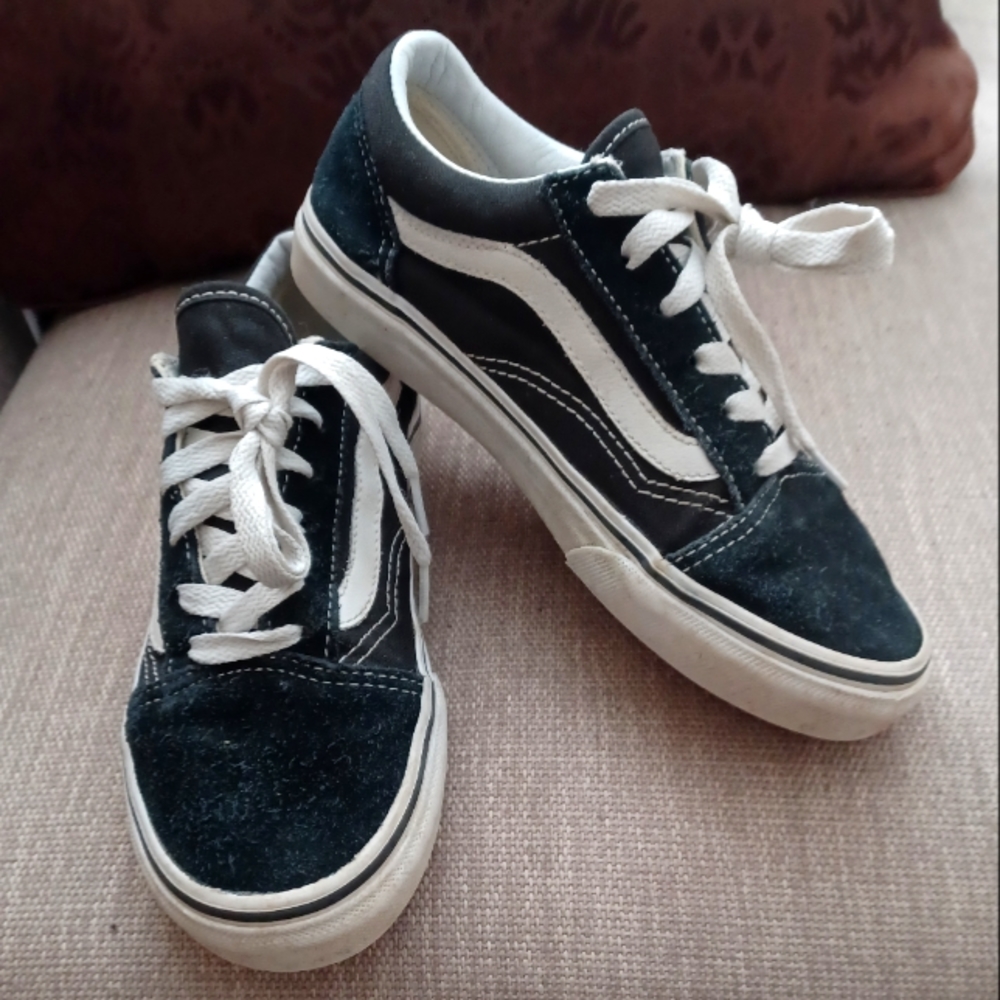 Vans Old Skool 2.5 Kids Lo Ox Black White